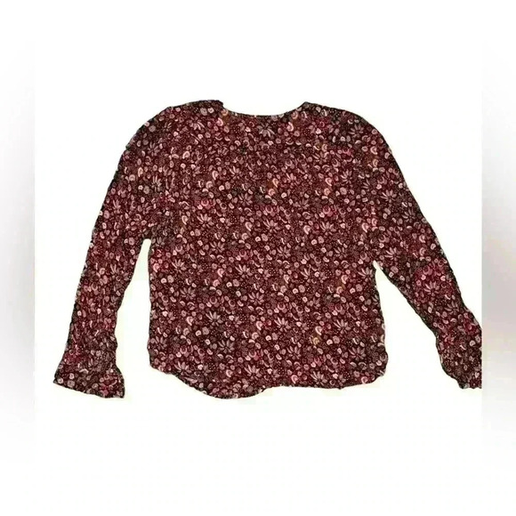 Maeve By Anthropologie Women's Floral Long Sleeve Blouse Size XX  Small - Picture 2 of 4